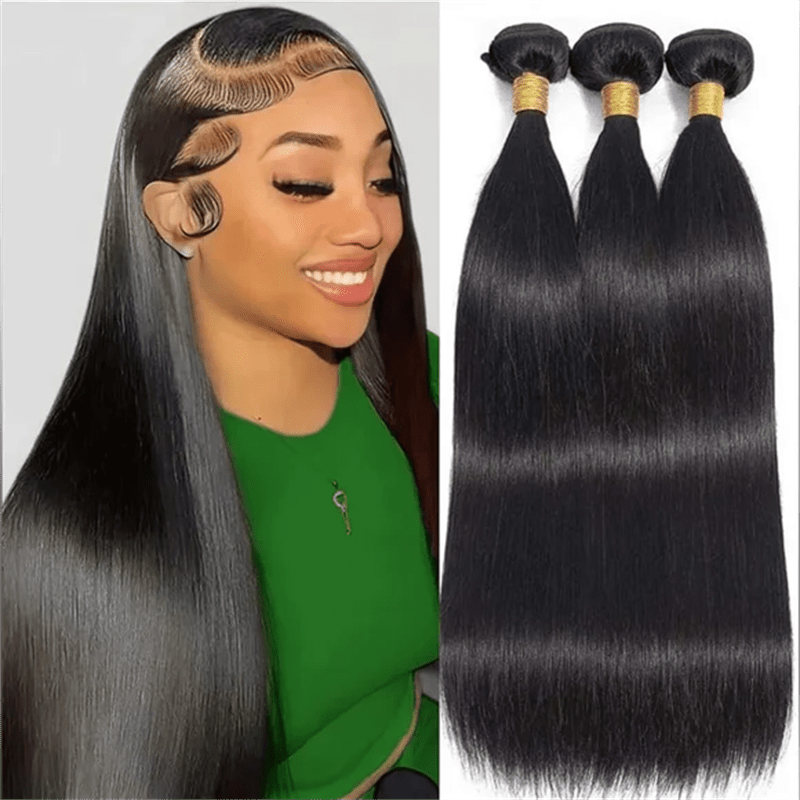 16A Straight Human Hair Bundles Unprocessed Virgin Hair Extensions For Women - Perismoda Hair
